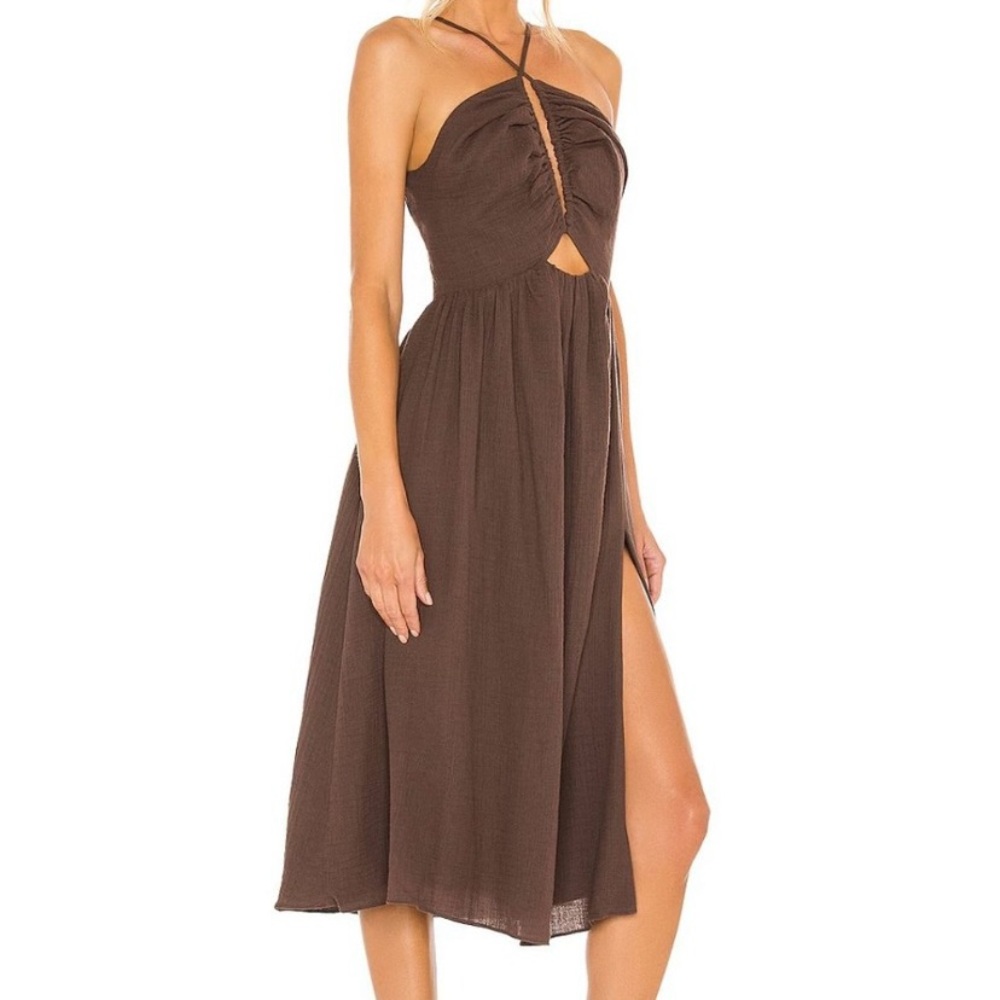 [LPA] NWT Revolve Adalia Dress in Chocolate Brown